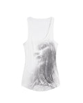 Sequins Tank Top | White