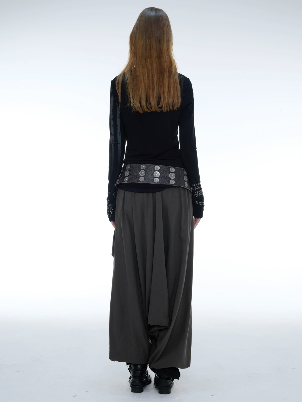 Studded Cuff Top | Black