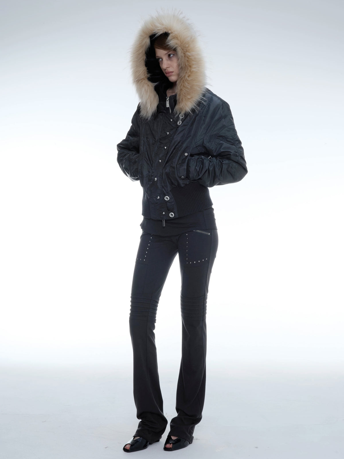 Skinny Flares | Black