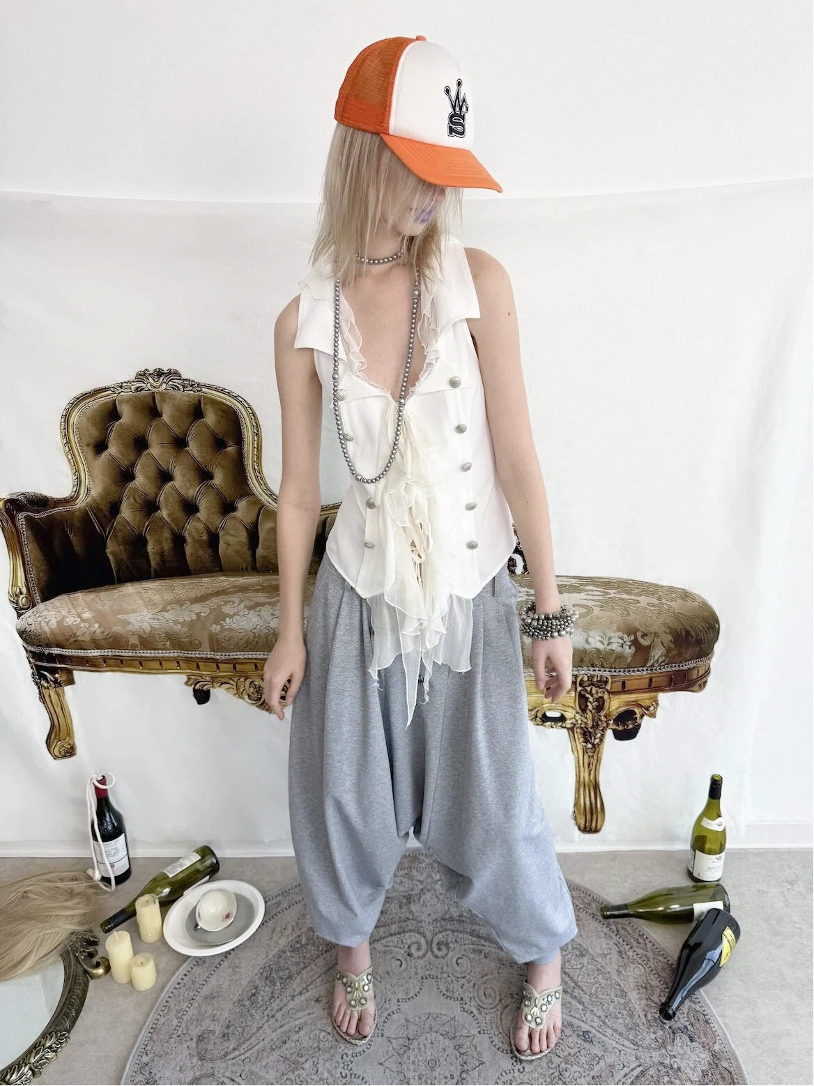 Jellyfish Waistcoat | White
