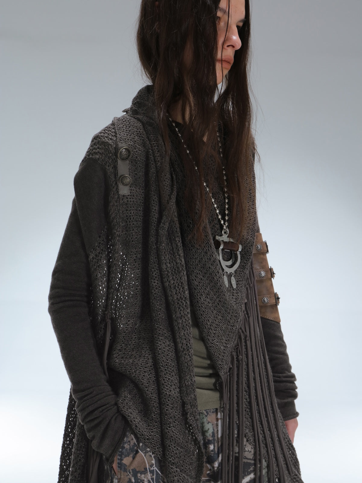 Shawl Top | Brown