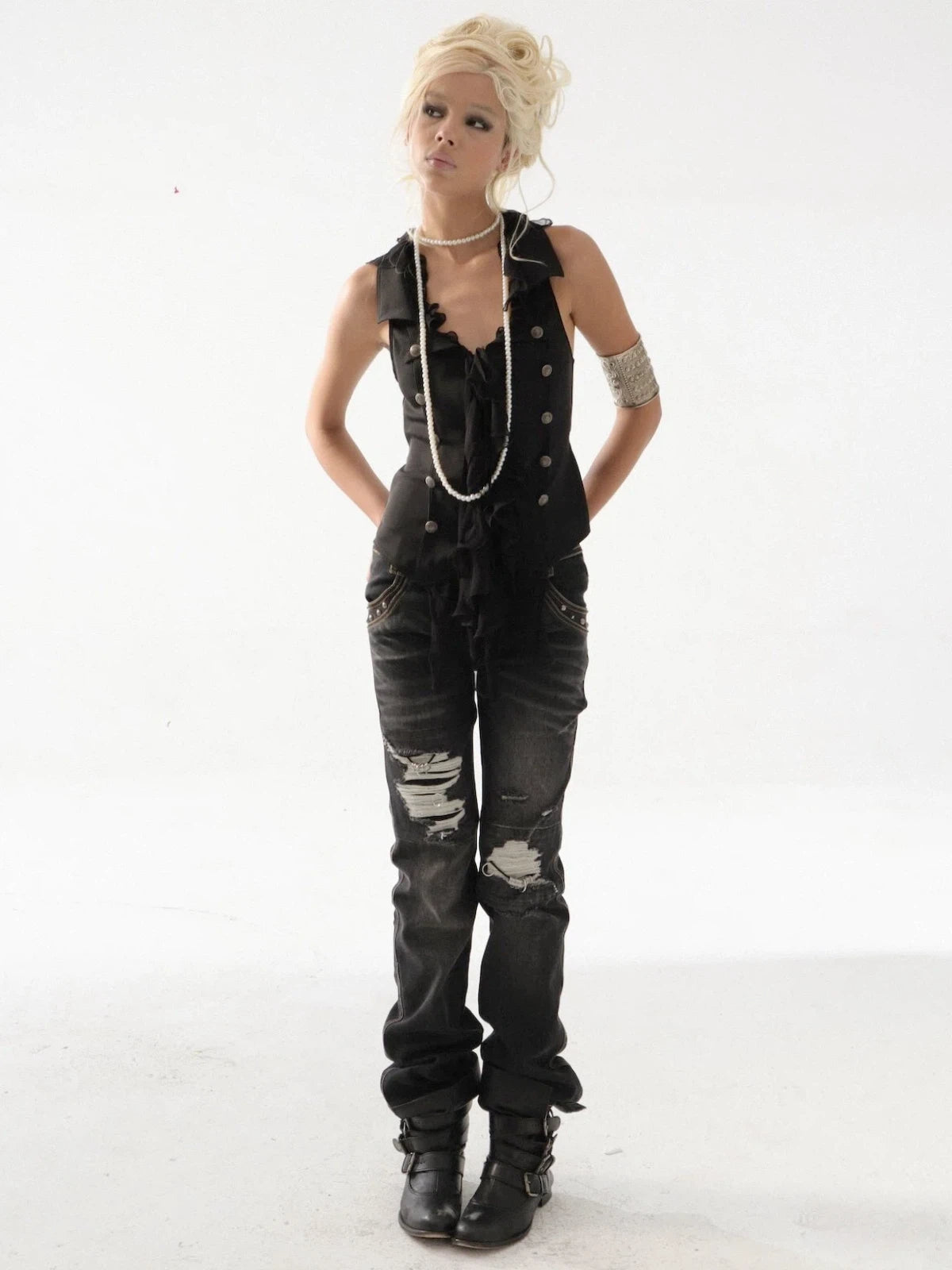 Jellyfish Waistcoat | Black