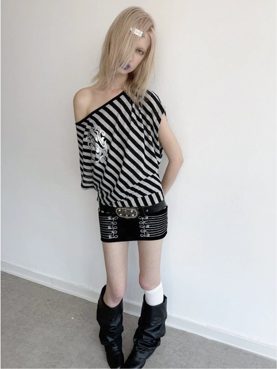 Batwing Mini Dress | Black
