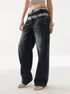 Double Waistband Jeans