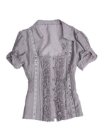 Midsummer Milkmaid Blouse | Lilac