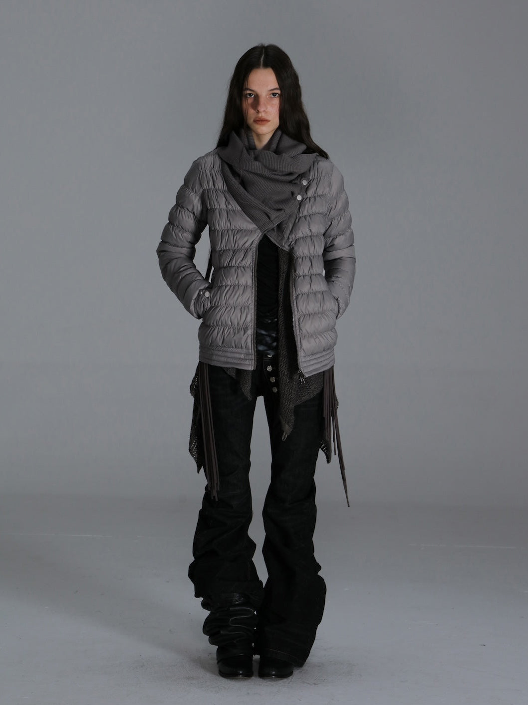 Slim Puffer | Mist Grey