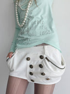 Napoleon Skort | White