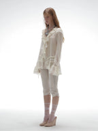 Shalott Lace Blouse | White