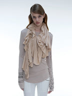 Studded Cuff Top | Sand