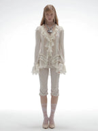 Shalott Lace Blouse | White