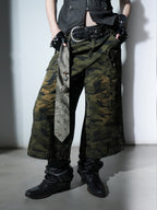 Camo Flared Jorts