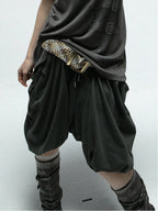 Harem Shorts | Dark Grey
