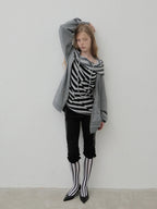 Layered Hoodie | Grey