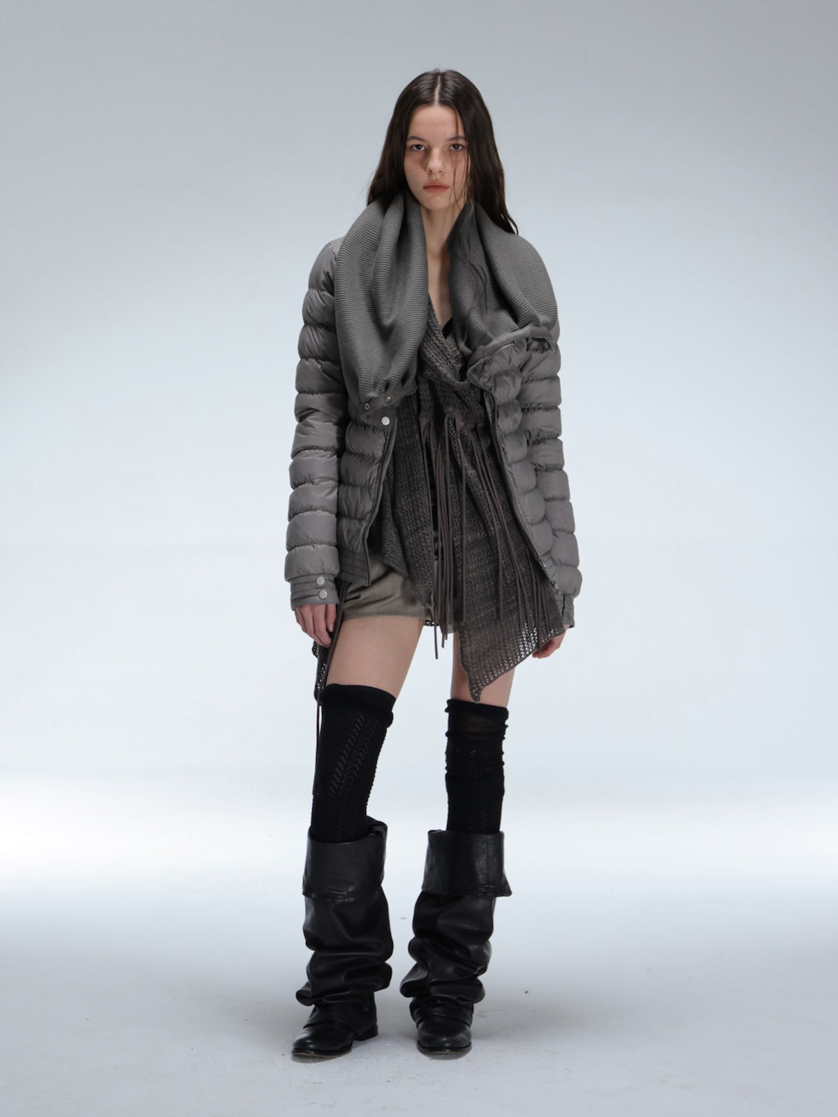 Slim Puffer | Mist Grey