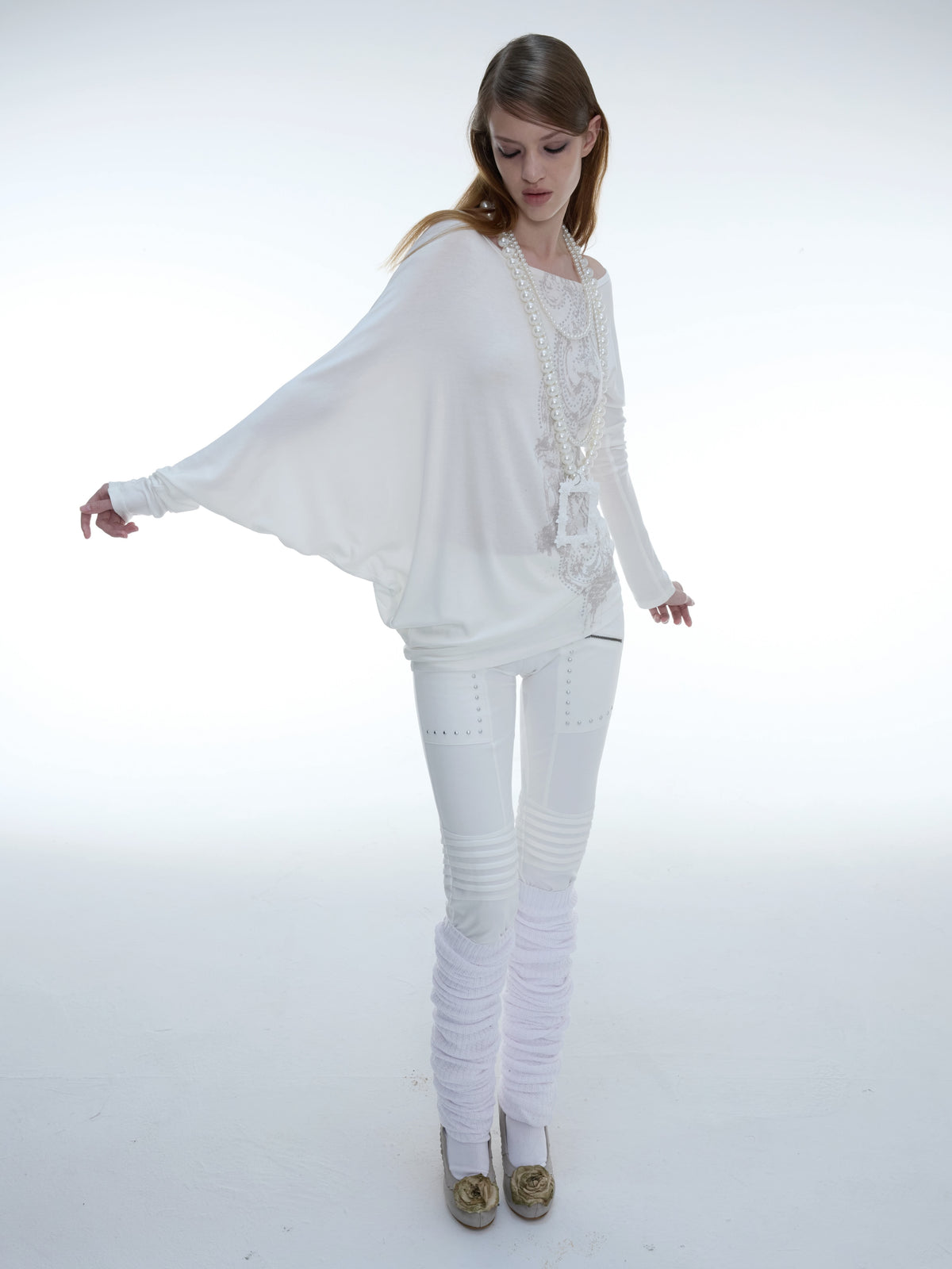Skinny Flares | White