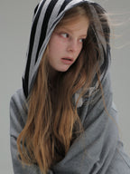 Layered Hoodie | Grey