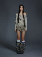 Napoleon Skort | Beige