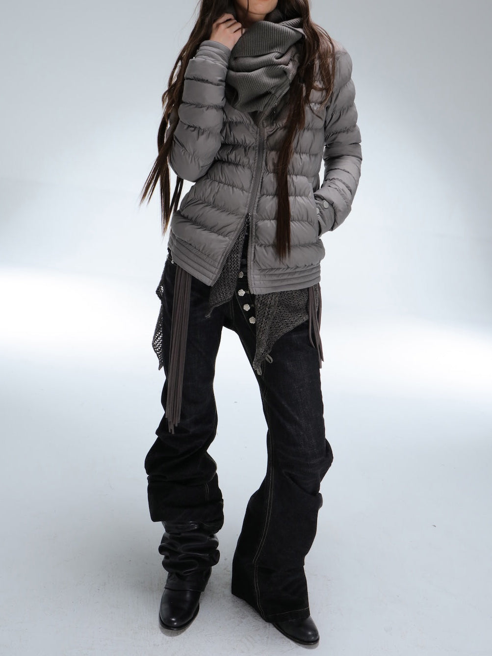 Slim Puffer | Mist Grey