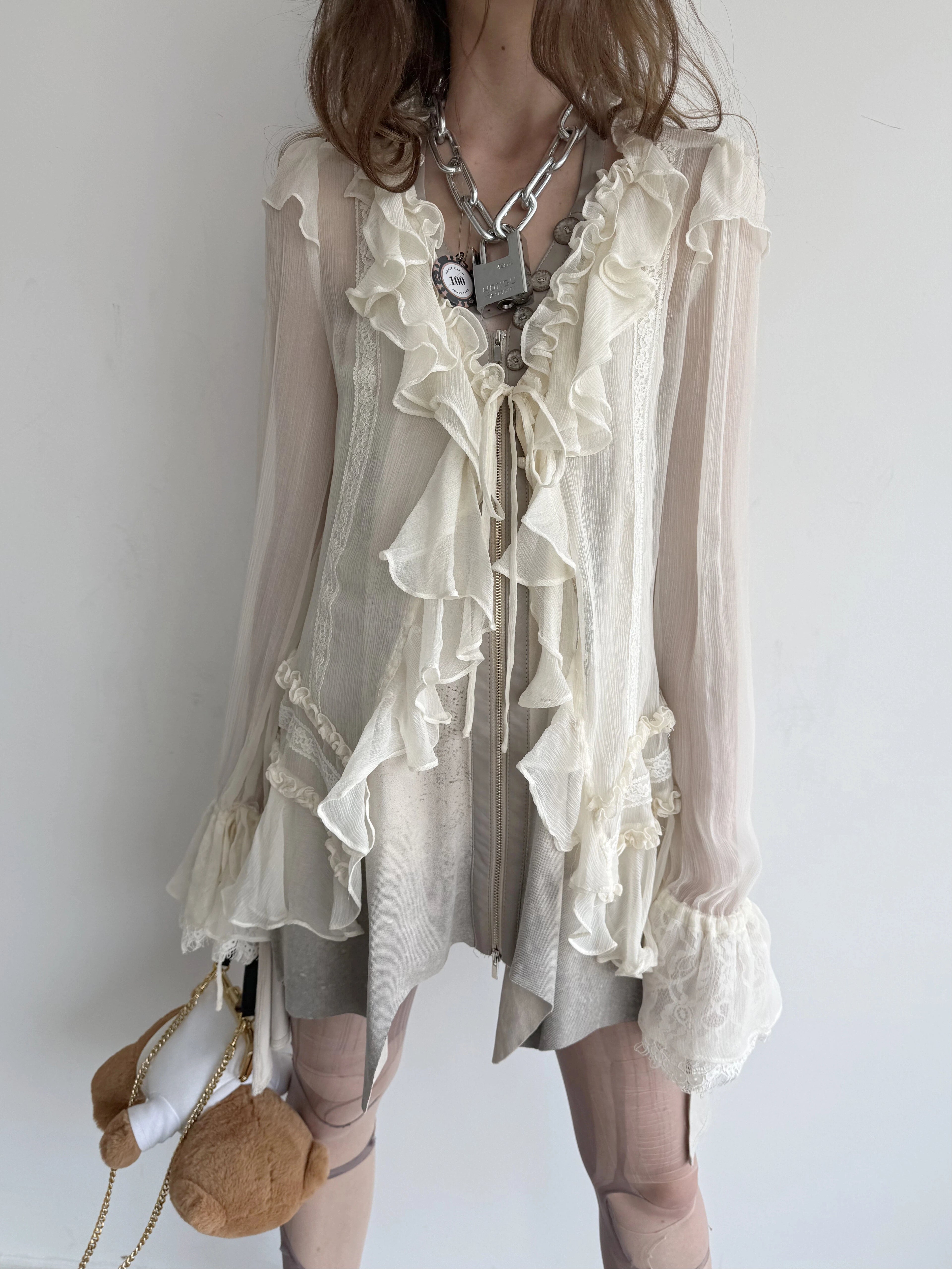Shalott Lace Blouse | White