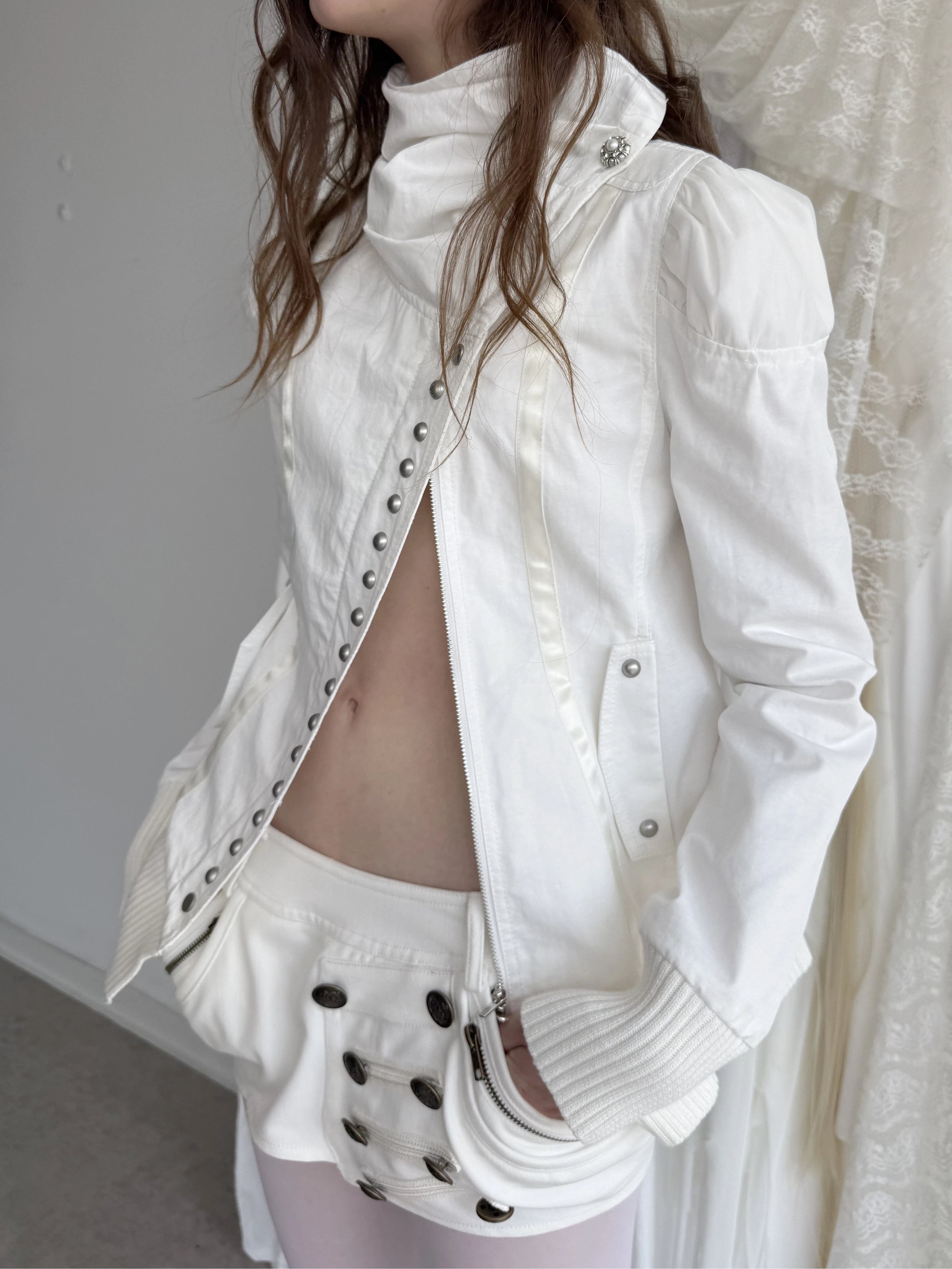 Napoleon Skort | White