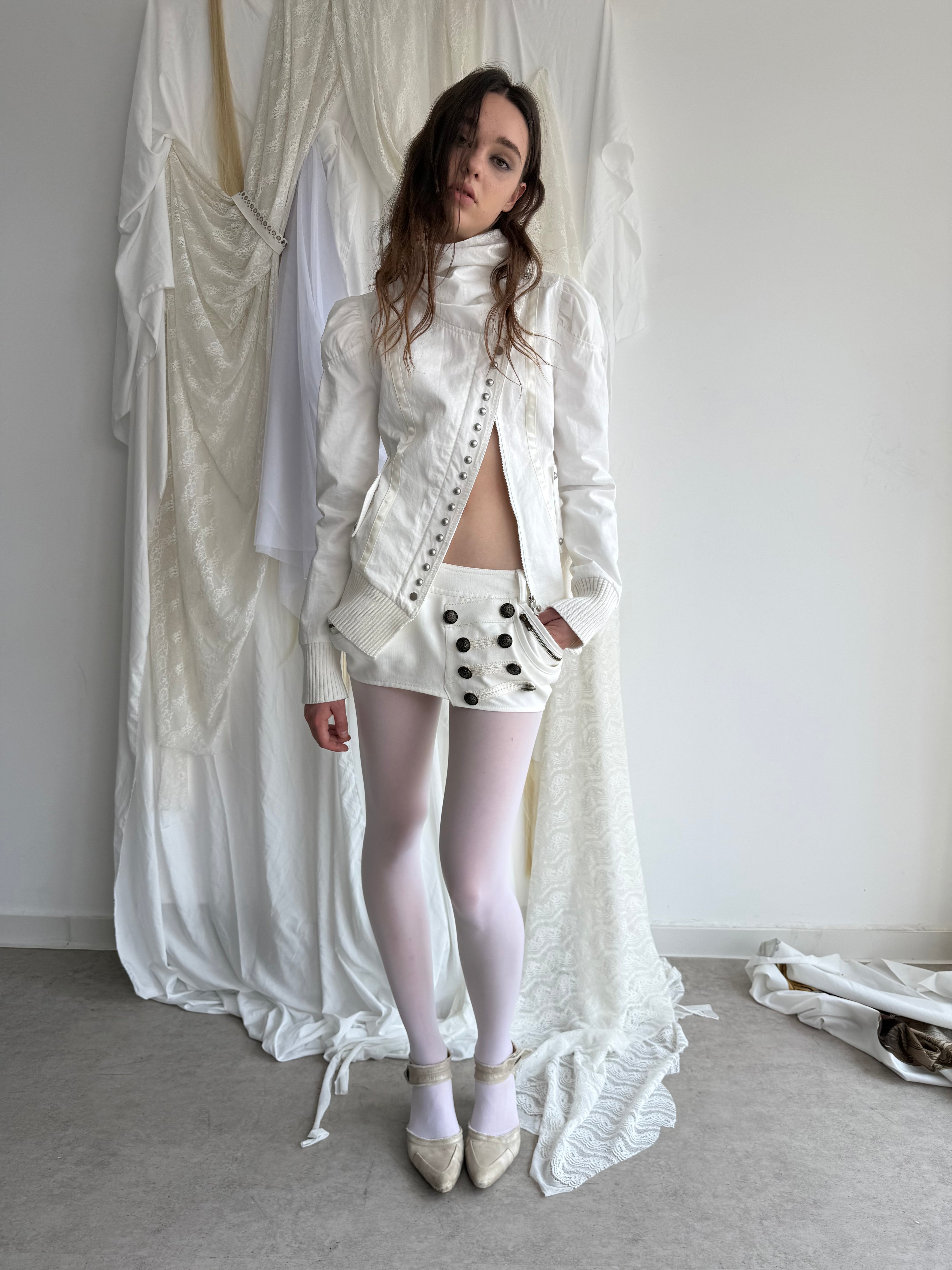 Napoleon Skort | White