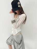Artemis Lace Blouse | White