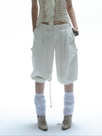 Capri Shorts | White