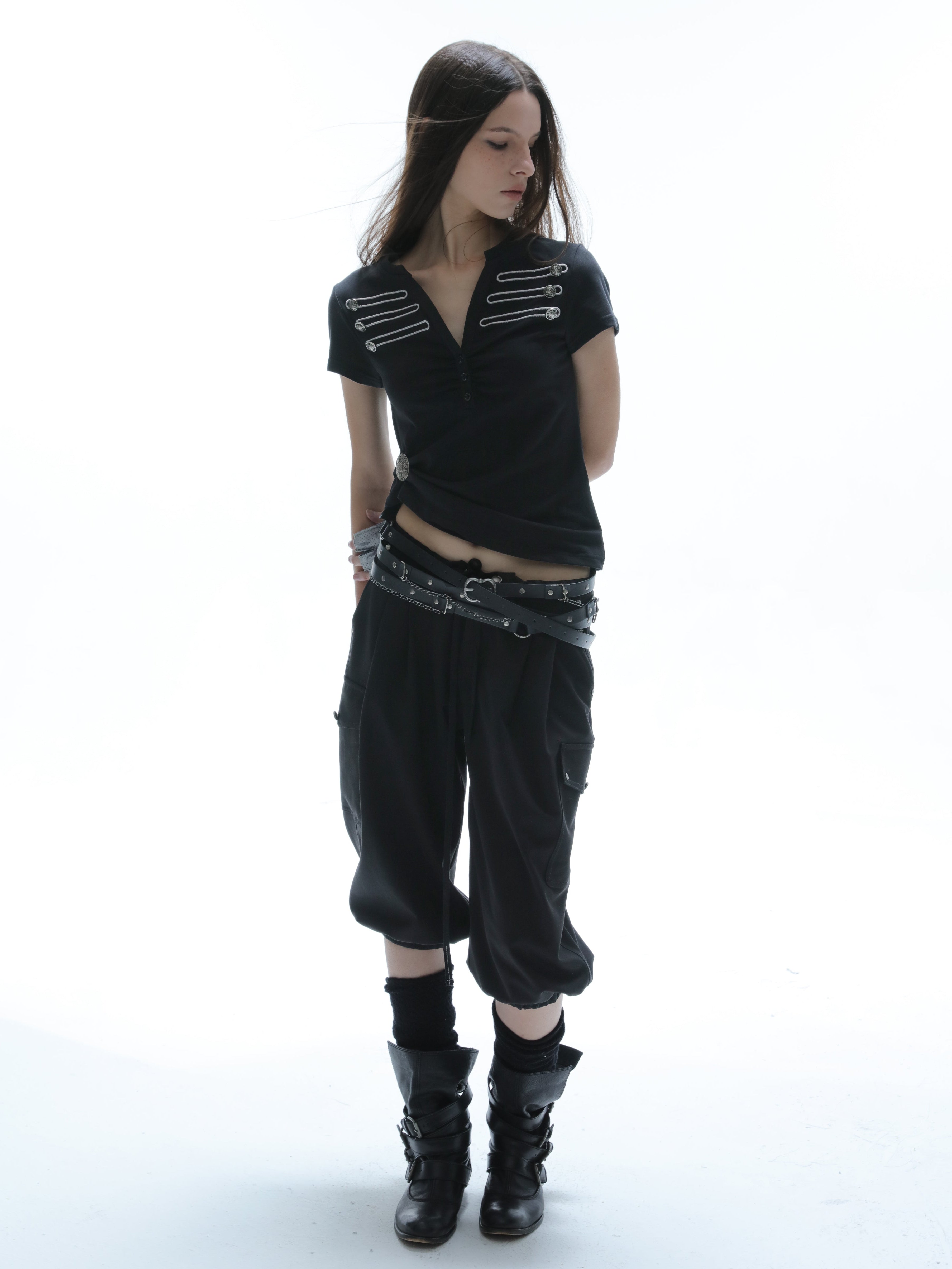 Capri Shorts | Black