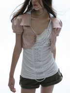 Bolero Jacket | Pink