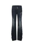 Swirl Studded Jeans